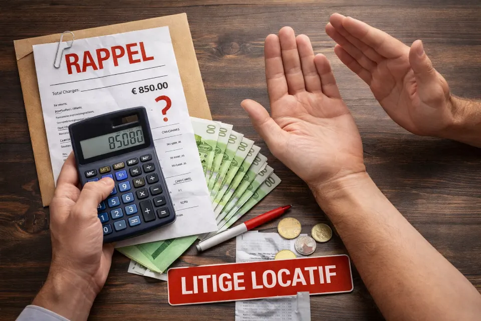 Litige entre bailleur et locataire à propos de charges locatives contestées