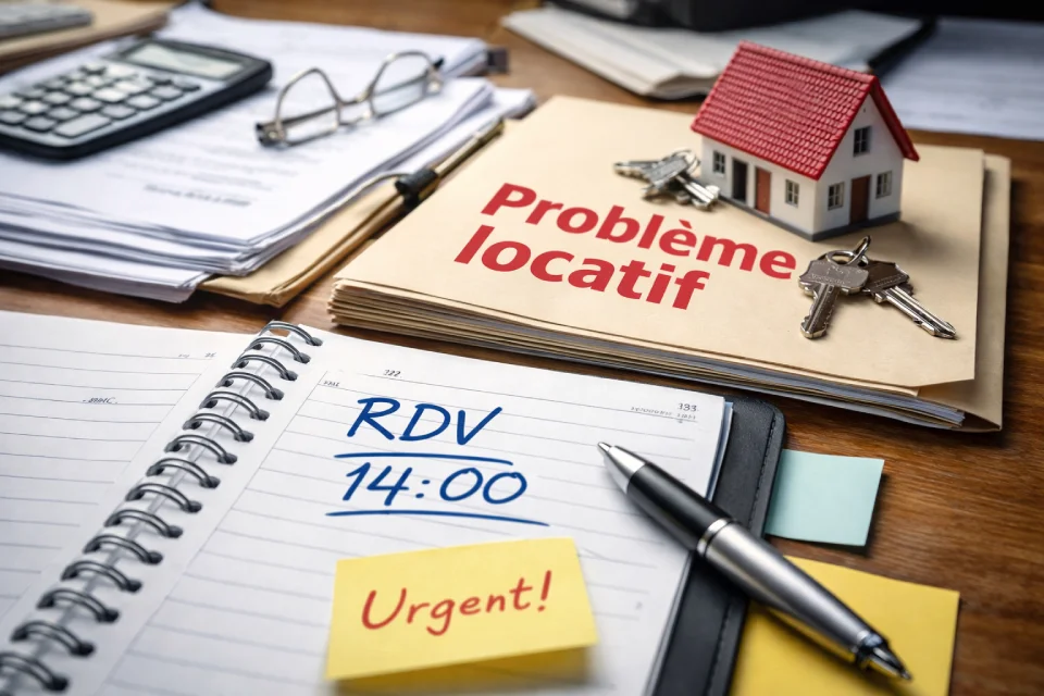 Prise de rendez-vous pour un problème locatif avec la CNL57